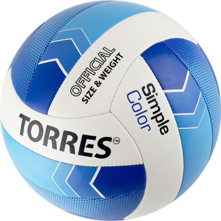 Купить Мяч волейбольный Torres Simple Color любительский р.5 в Жигулёвске 